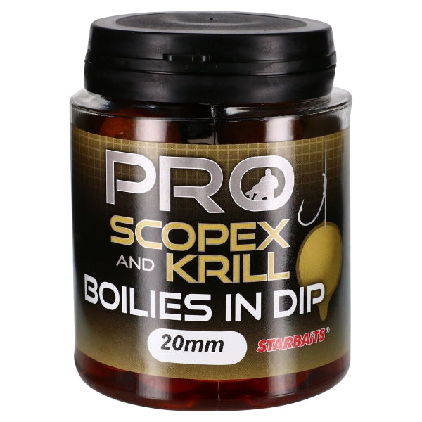 Bouillette en Dip Starbaits Probiotic Scopex Krill 20 mm