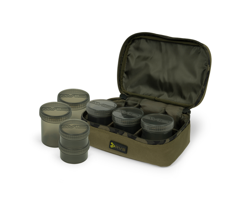 Porte-monnaie Avid Carp Hookbait RVS 8-POT