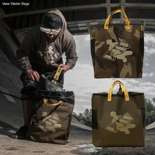 Sac pour waders et bottes Vass Camo