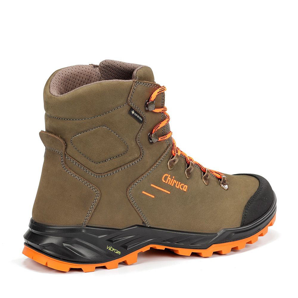 Botas Chiruca Game Force Hi Vis 38 Gore-Tex Verde y Naranja - Tienda Carpfishing