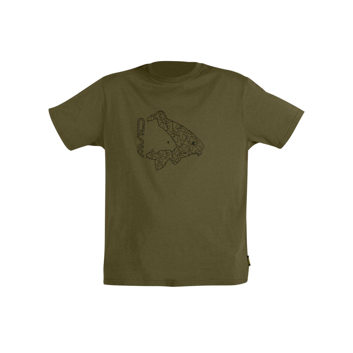 Camiseta Avid Carp Icon Khaki - Tienda Carpfishing
