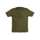 Camiseta Avid Carp Icon Khaki - Tienda Carpfishing