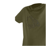 Camiseta Avid Carp Icon Khaki - Tienda Carpfishing