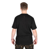 Camiseta Fox Logo T Negro/Camo - Tienda Carpfishing