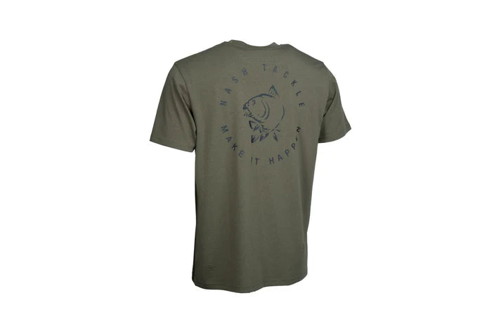 T-shirt Nash Make It Happen Carp Logo T Vert