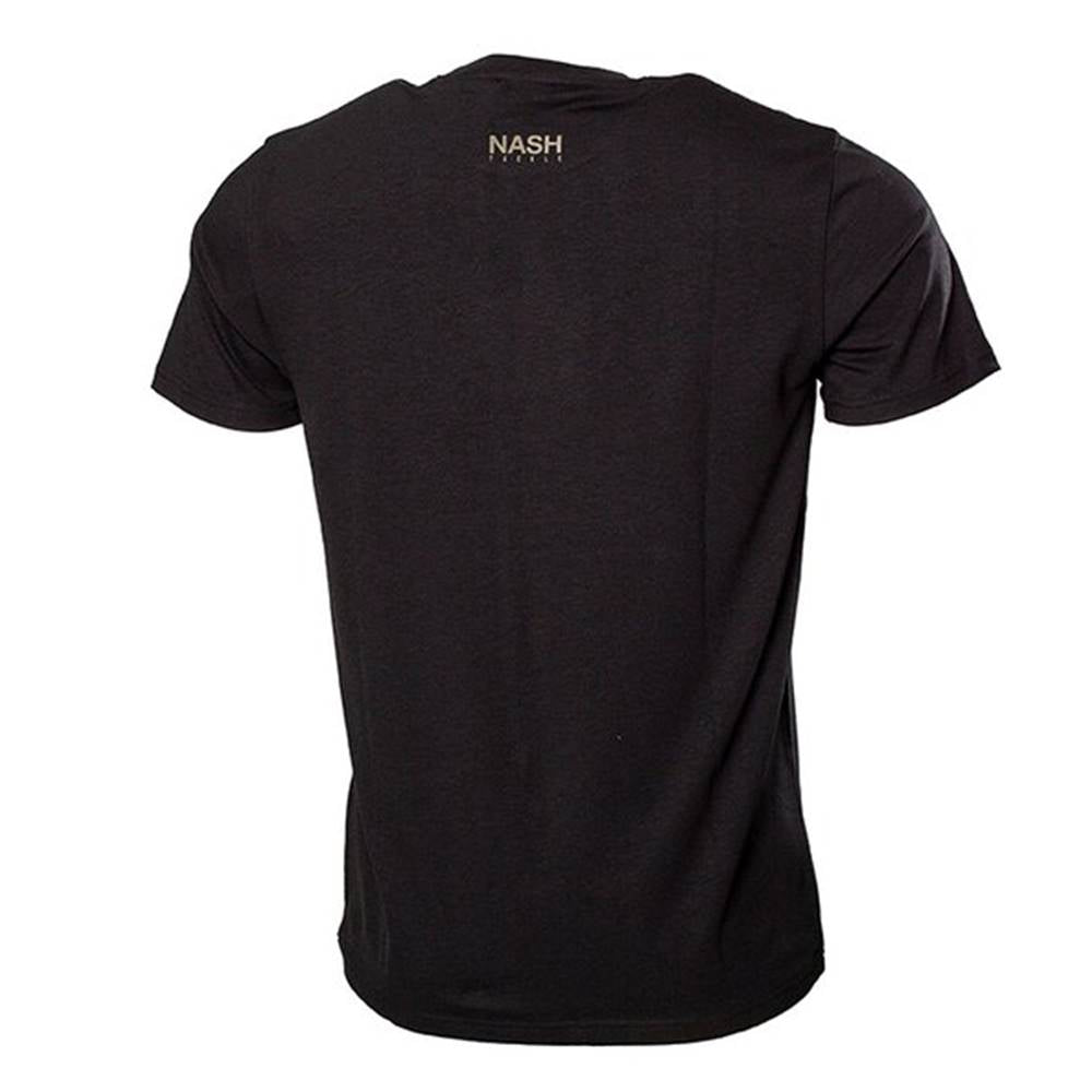 T-shirt Nash Make It Happen Logo Poisson Noir S