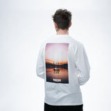 T-shirt Nash Make It Happen Sunset White manches longues