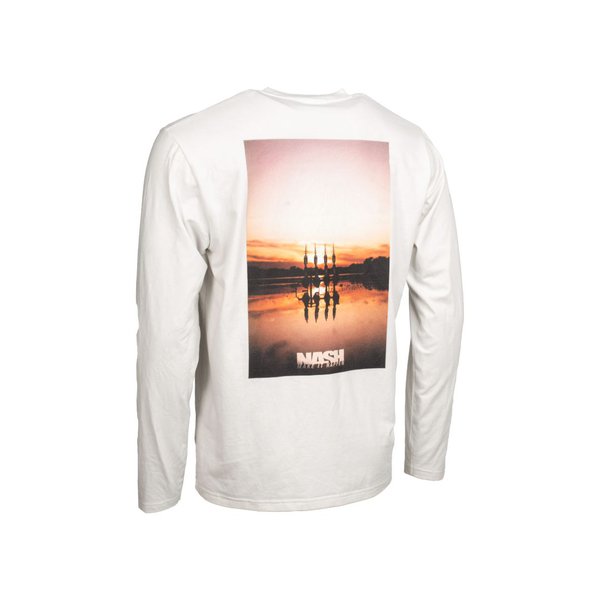 T-shirt Nash Make It Happen Sunset White manches longues