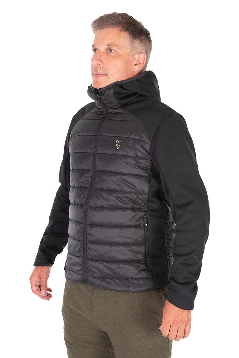 Chaqueta Fox Collection Hybrid Noir/Orange