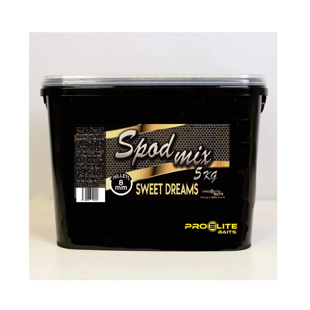 Cube Pellets Spod Mix Pro Elite Baits Gold Sweet Dreams 8 mm 5 kg