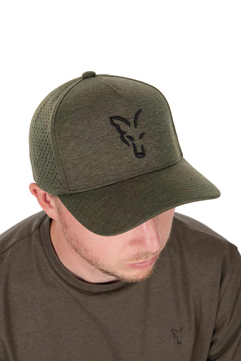 Gorra Fox Baseball Verde-Negra - Tienda Carpfishing
