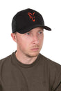 Gorra Fox Trucker Negro-Naranja - Tienda Carpfishing
