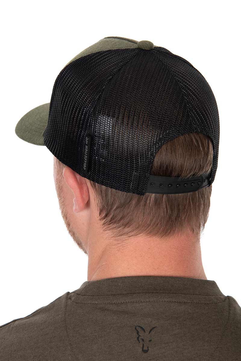 Gorra Fox Trucker Verde-Negra - Tienda Carpfishing