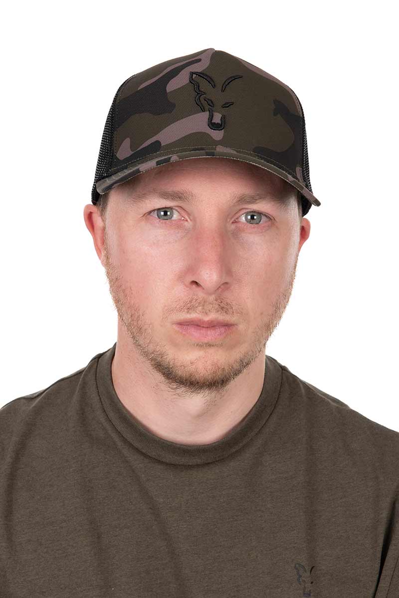 Casquette Fox Trucker Noir-Camo