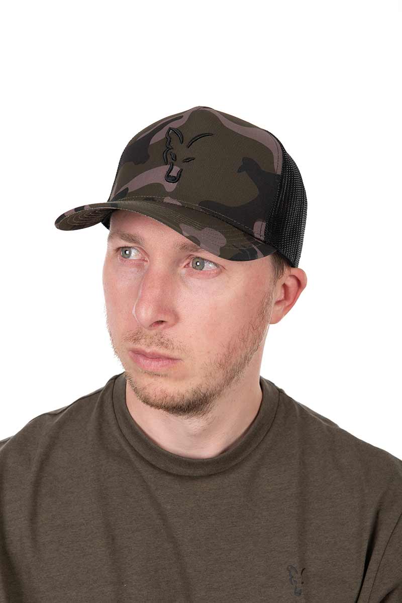 Casquette Fox Trucker Noir-Camo
