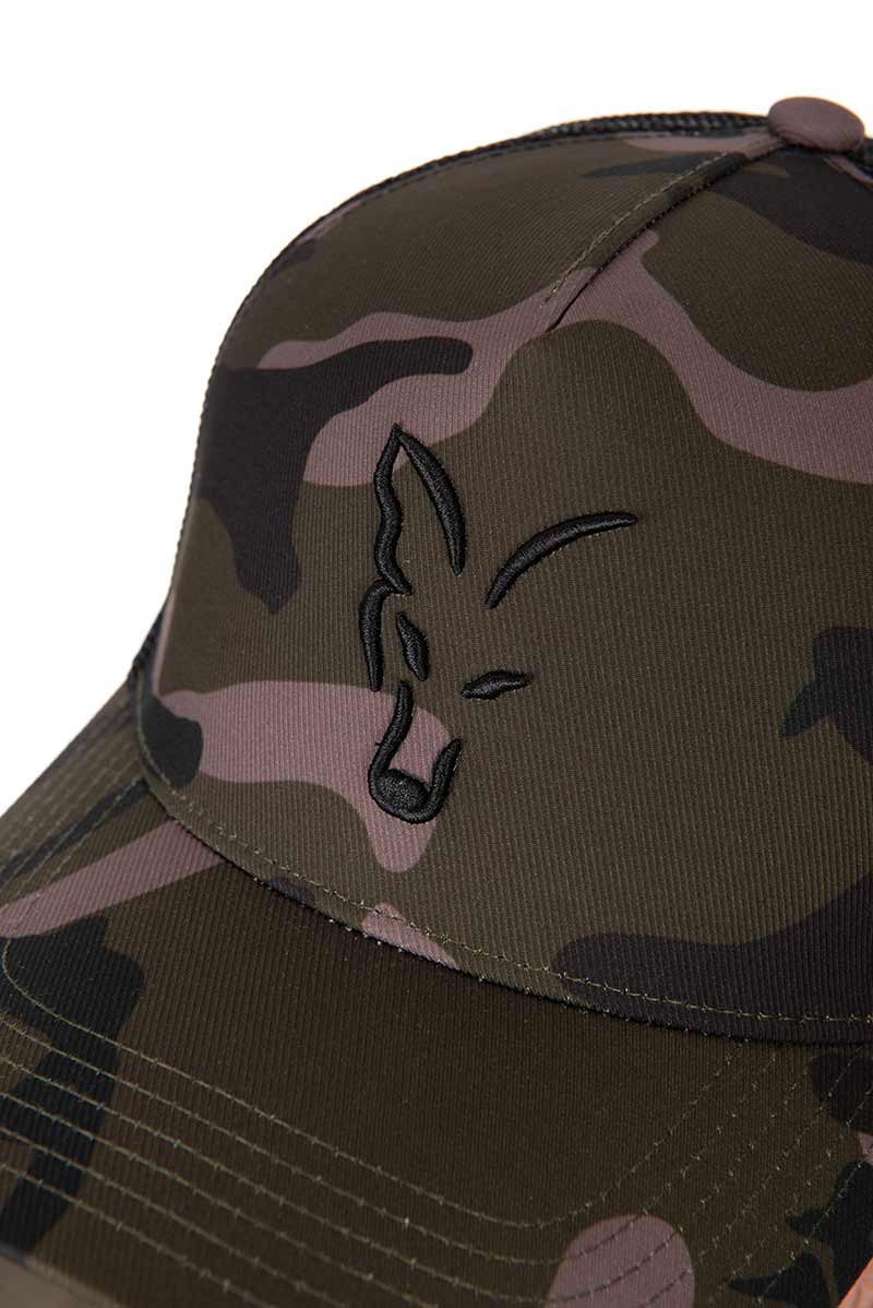 Casquette Fox Trucker Noir-Camo