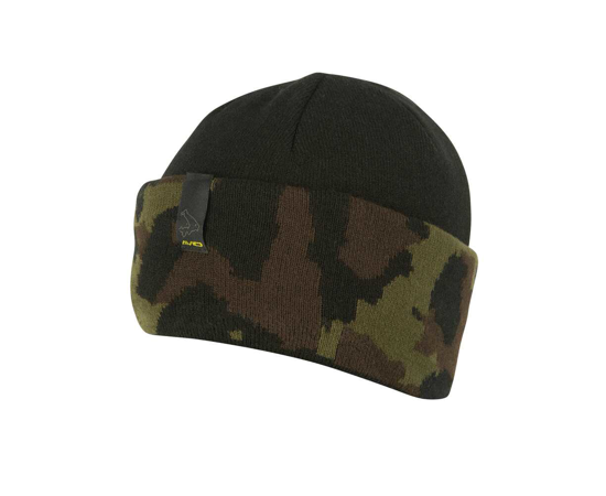 Bonnet Avid Carp Noir et Camo