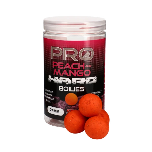 Hard Boilies Starbaits Probiotic Peach Poignée 24 mm