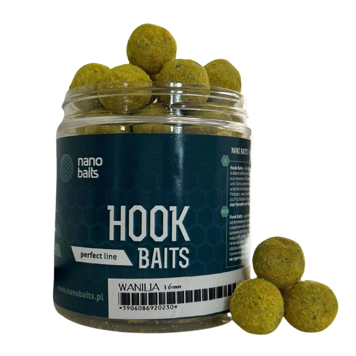 Hard Hook Baits Nano Baits Vanille 18 mm