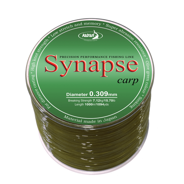 Hilo Katran Synapse Carp 0,37 mm 600 m - Tienda Carpfishing