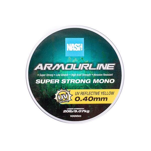 Nylon Nash Armourline Super Strong Jaune UV 1000 m