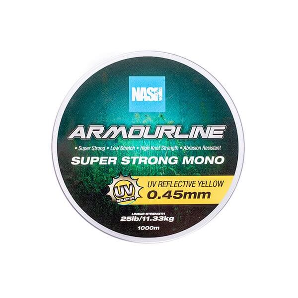 Nylon Nash Armourline Super Strong Jaune UV 1000 m