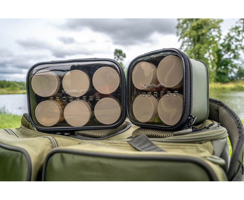 Sac de pêche de 4 pots à appâts Korum Eva