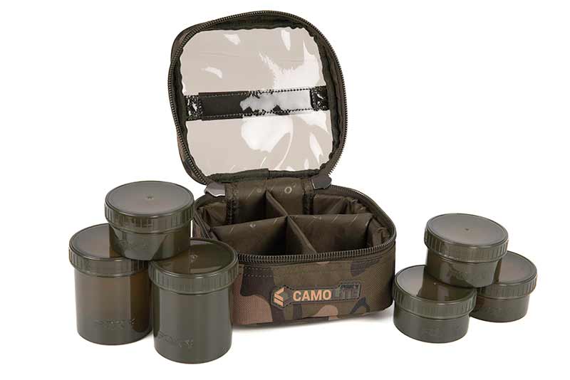 Macuto de 6 pots d'appâts Fox Camolite