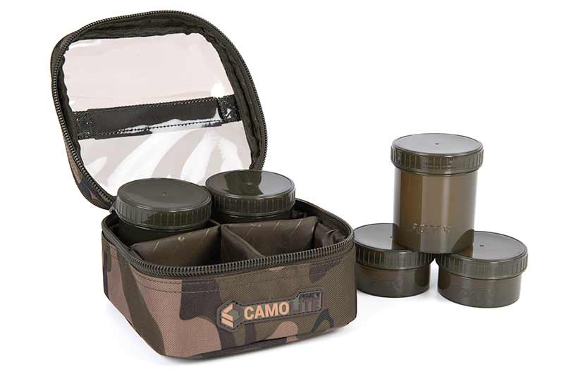 Macuto de 6 pots d'appâts Fox Camolite