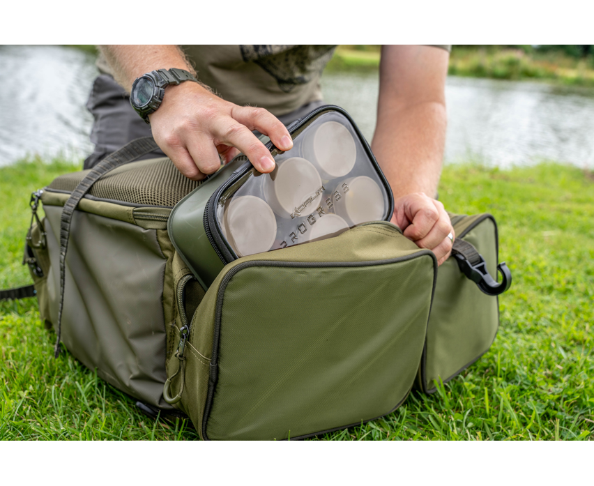 Sac de pêche de 6 pots à appâts Korum Eva