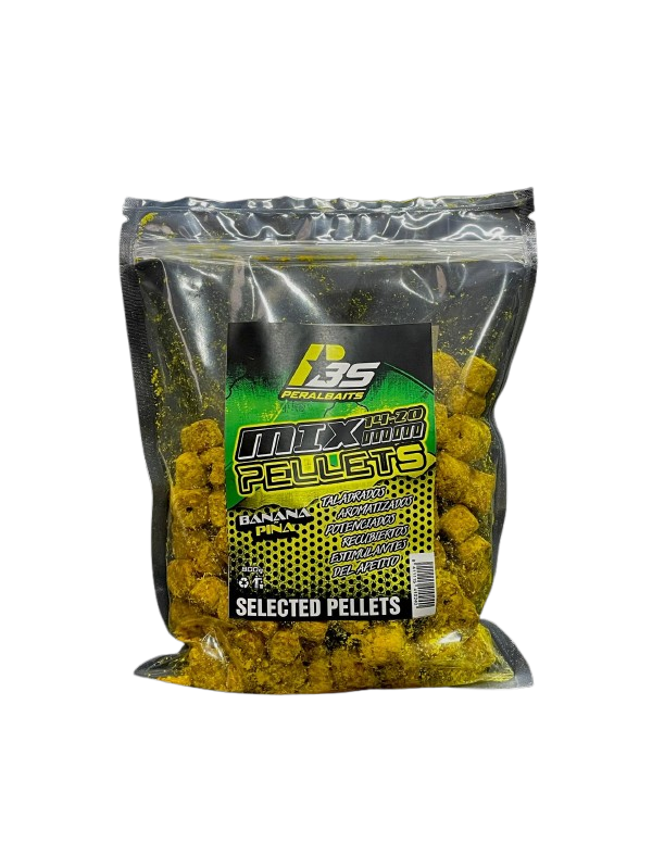 Mélange Pellets Peralbaits Banane Ananas 14-20 mm