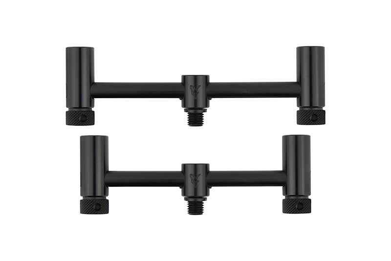 Pack 2 Buzz bars Fox Black Label 2 cañas ajustables 11 - 12,5 cm - Tienda Carpfishing