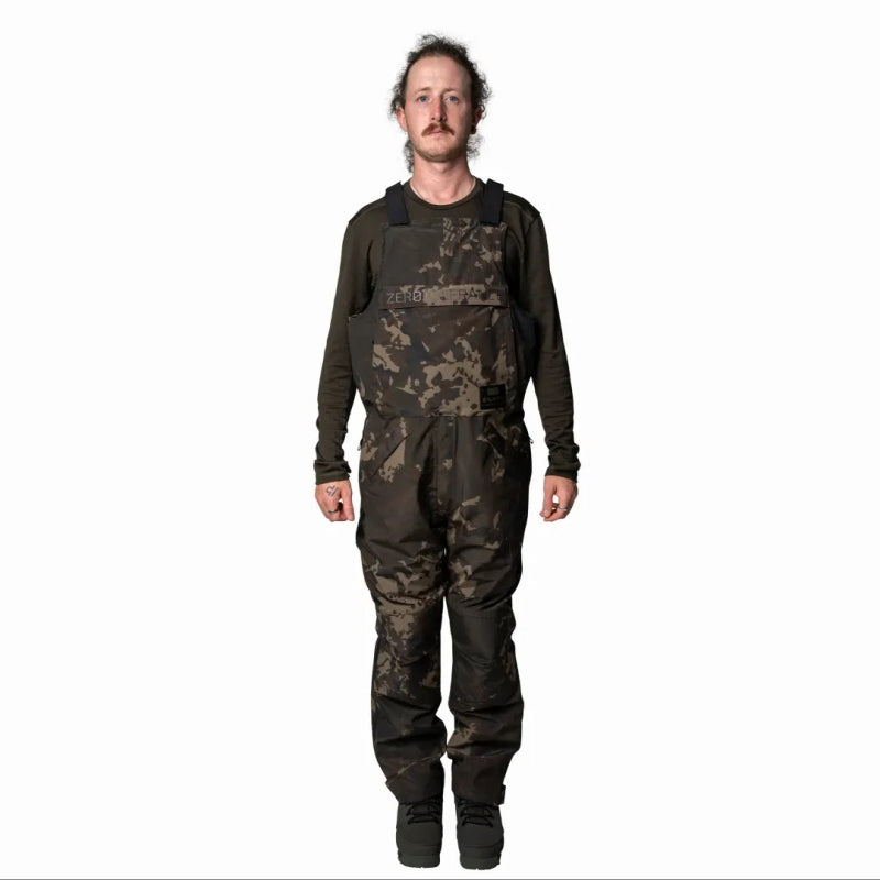 Salopette à bretelles imperméable Nash ZT Helluva Camo