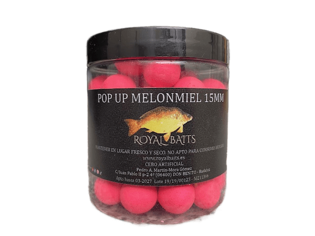 Pop Up Royal Baits Melon & Miel 15 mm - Tienda Carpfishing