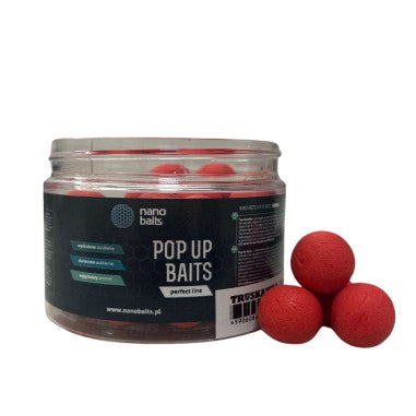 Pop Ups Nano Baits Blood Worm Rojo 15 mm - Tienda Carpfishing