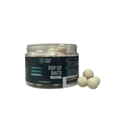 Pop Ups Nano Baits Squid Blanc 15 mm