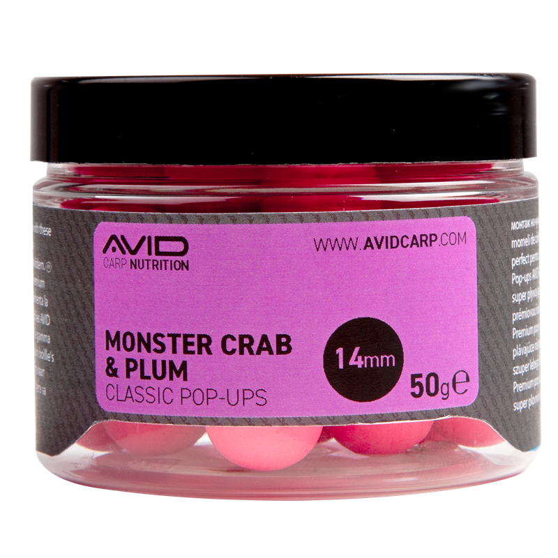 Pop ups Avid Carp Monster Crab & Prune 14 mm