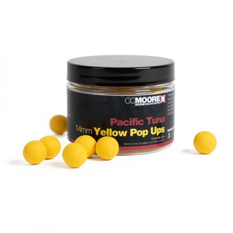 Pop ups Ccmoore Pacific Tuna jaune 14 mm