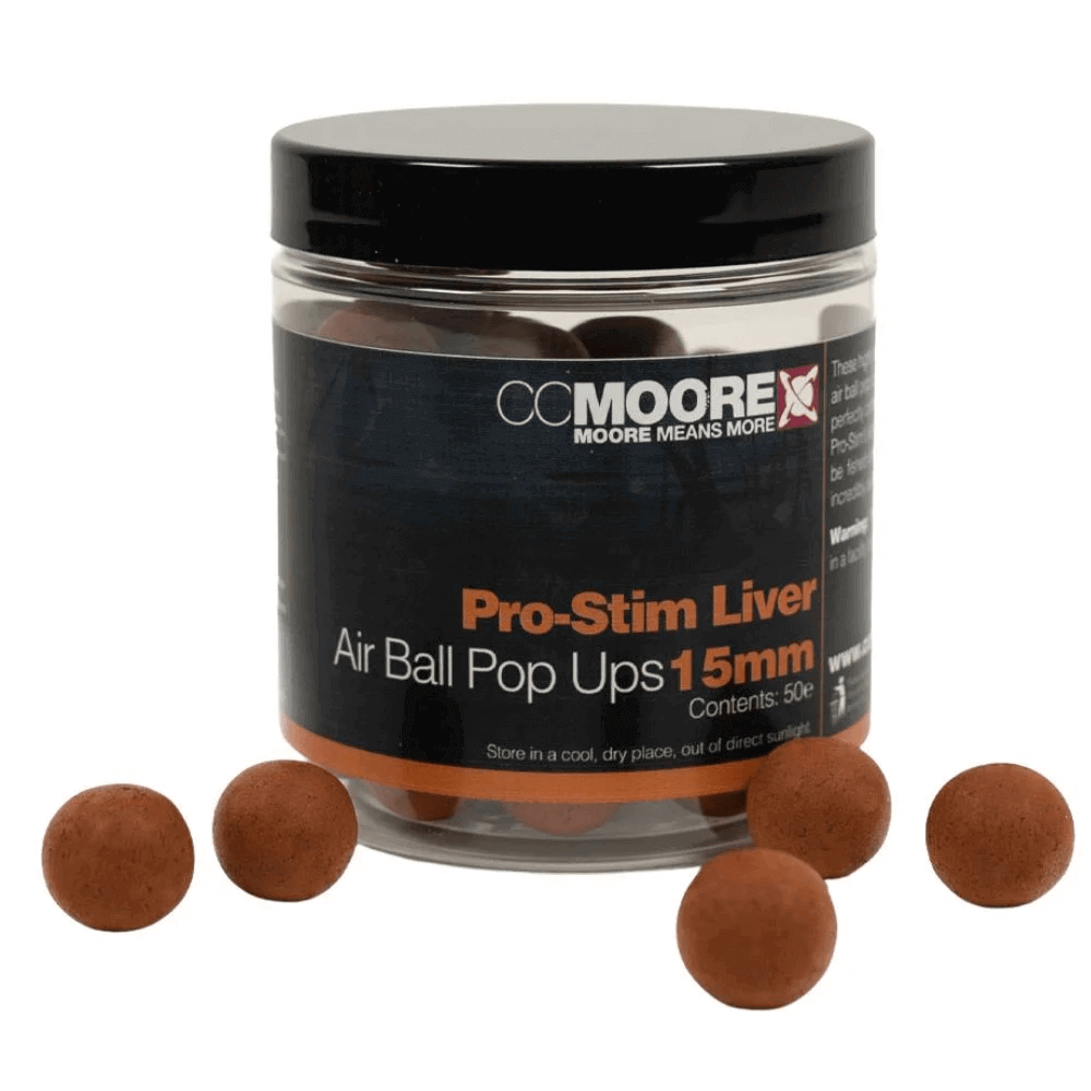Pop ups Ccmoore Pro-Stim Liver Air Ball Brown 15 mm