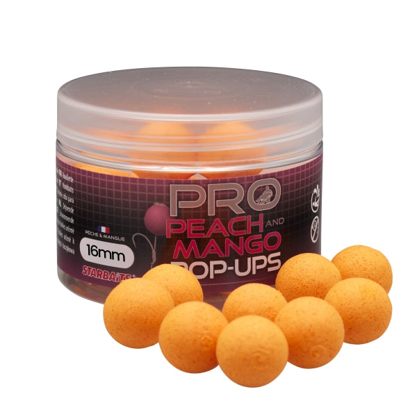 Pop ups Starbaits Probiotic Peach Poignée 16 mm