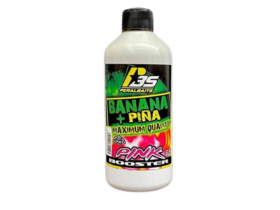 Trempage Booster Rose Peralbaits Banane Ananas 500 ml