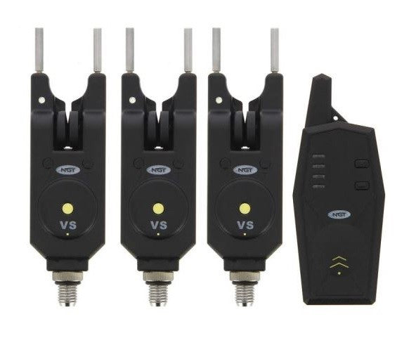Set de alarmas 3+1 NGT Wireless - Tienda Carpfishing
