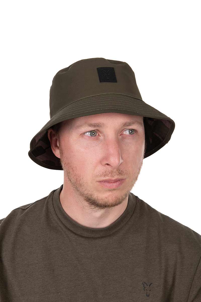 Chapeau réversible Fox} Kaki Camo