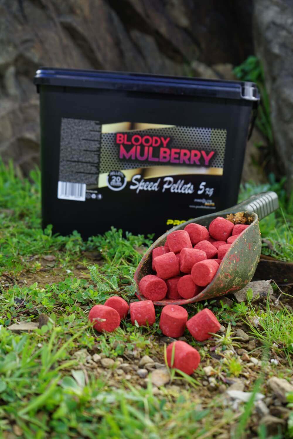 Vitesse Pellets Pro Elite Baits Gold Bloody Mulberry 20 mm 5 Kg