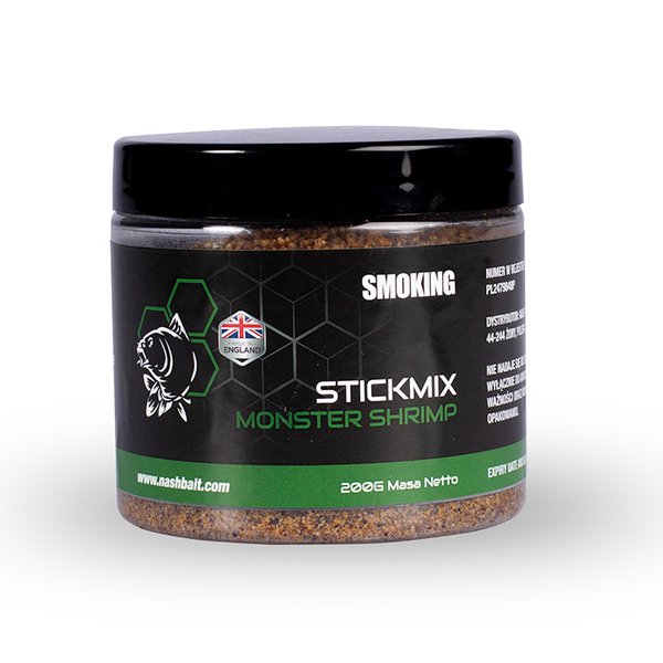 Stick Mix Nash Monster Shrimp Fumer 200 grammes