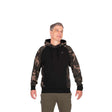 Sudadera Fox 310 Negra Camo con capucha - Tienda Carpfishing