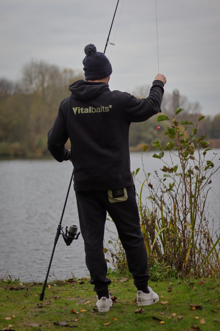 Sweatshirt Vitalbaits Vert avec capuche