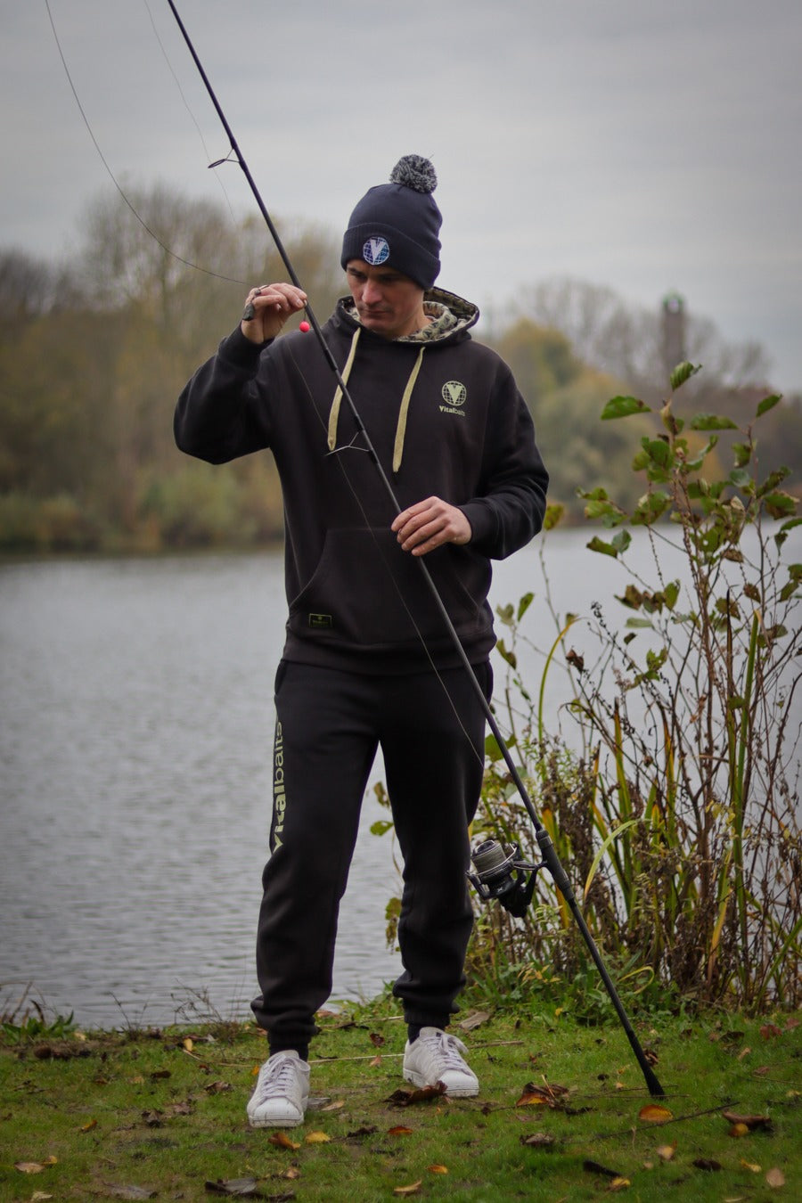 Sweatshirt Vitalbaits Vert avec capuche