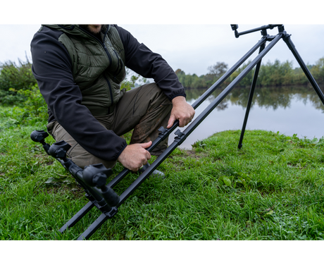 Trípode Korum Deluxe 3 cañas - Tienda Carpfishing