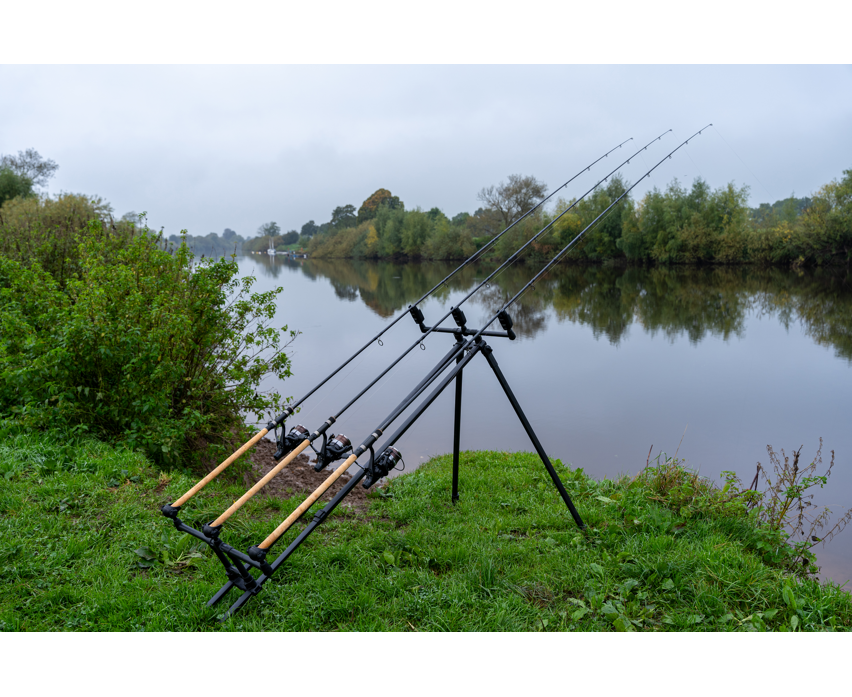 Trípode Korum Deluxe 3 cañas - Tienda Carpfishing